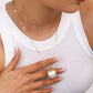 Viktorie – Collana in oro con un elegante pendente.