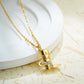 Johana – Delicate necklace with enchanting gold pendants.