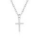 Elena – Collana doppia in argento con pendente