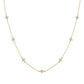 Veronica – Catenina sottile in argento con pendente verticale