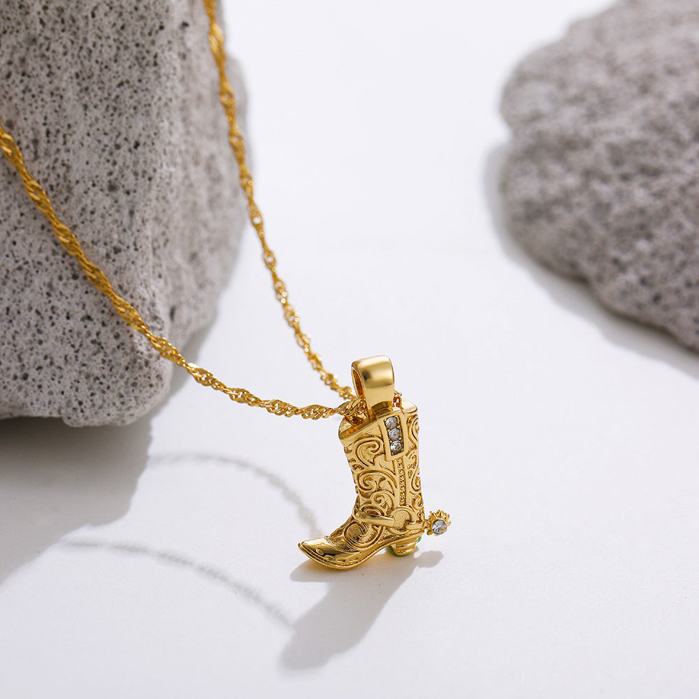 Johana – Collana delicata con pendenti dorati