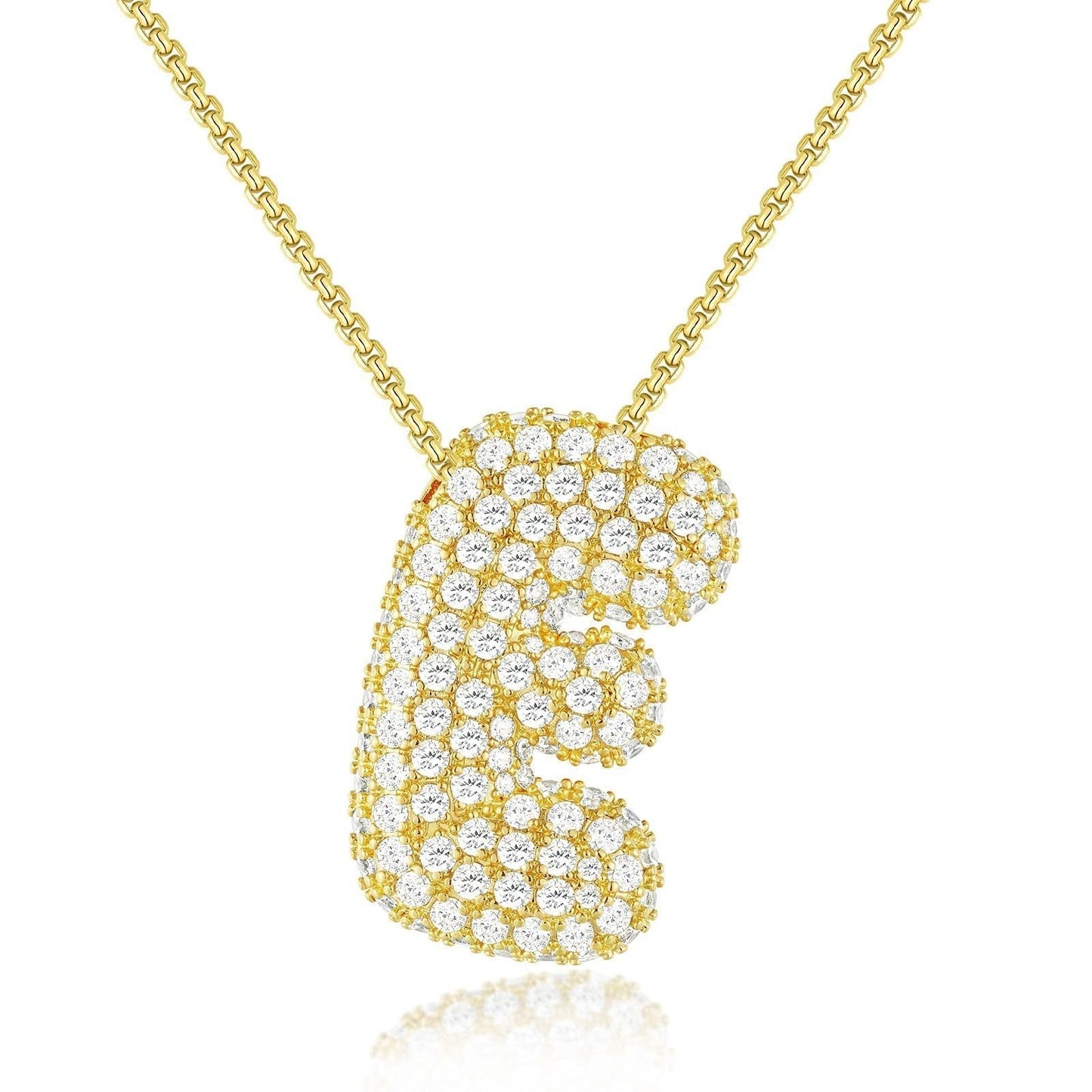 Frieda – Catena in oro con ciondolo organico