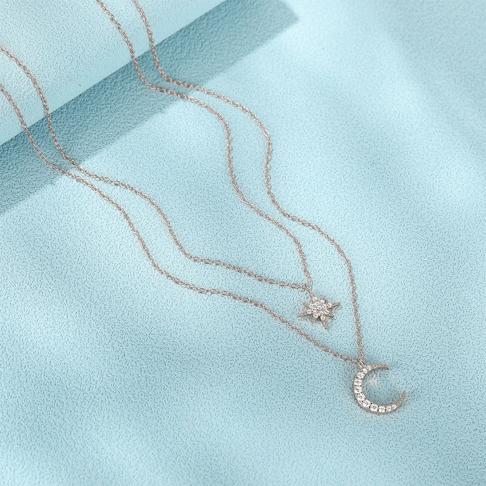 Elisa – Collana in argento con pendente rotondo