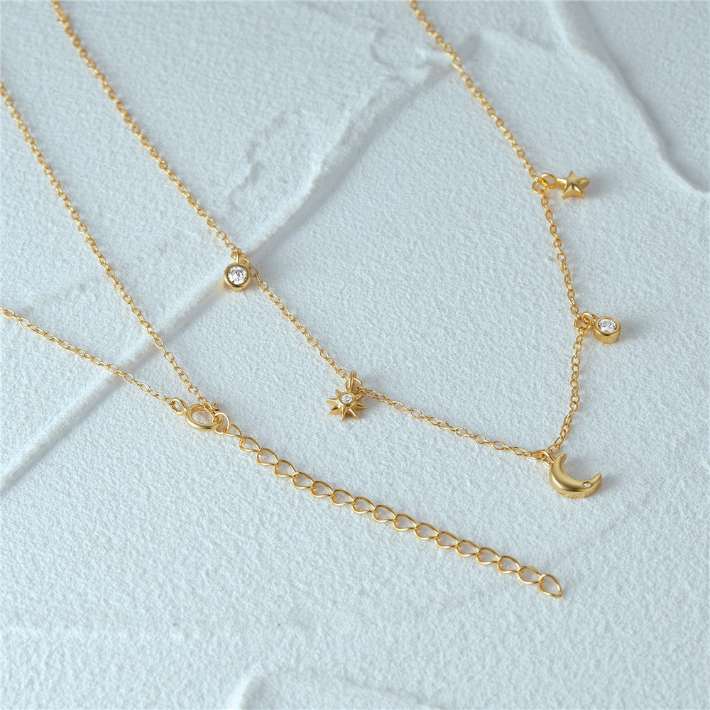 Theresa – Collana in argento con struttura a maglie