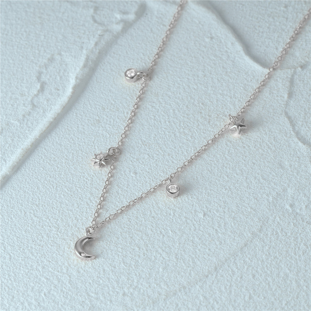 Theresa – Collana in argento con struttura a maglie