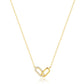 Carina – Collana delicata in argento con piccolo pendente circolare
