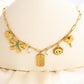 Emilie – Collana dorata delicata con piccoli pendenti