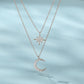 Elisa – Collana in argento con pendente rotondo