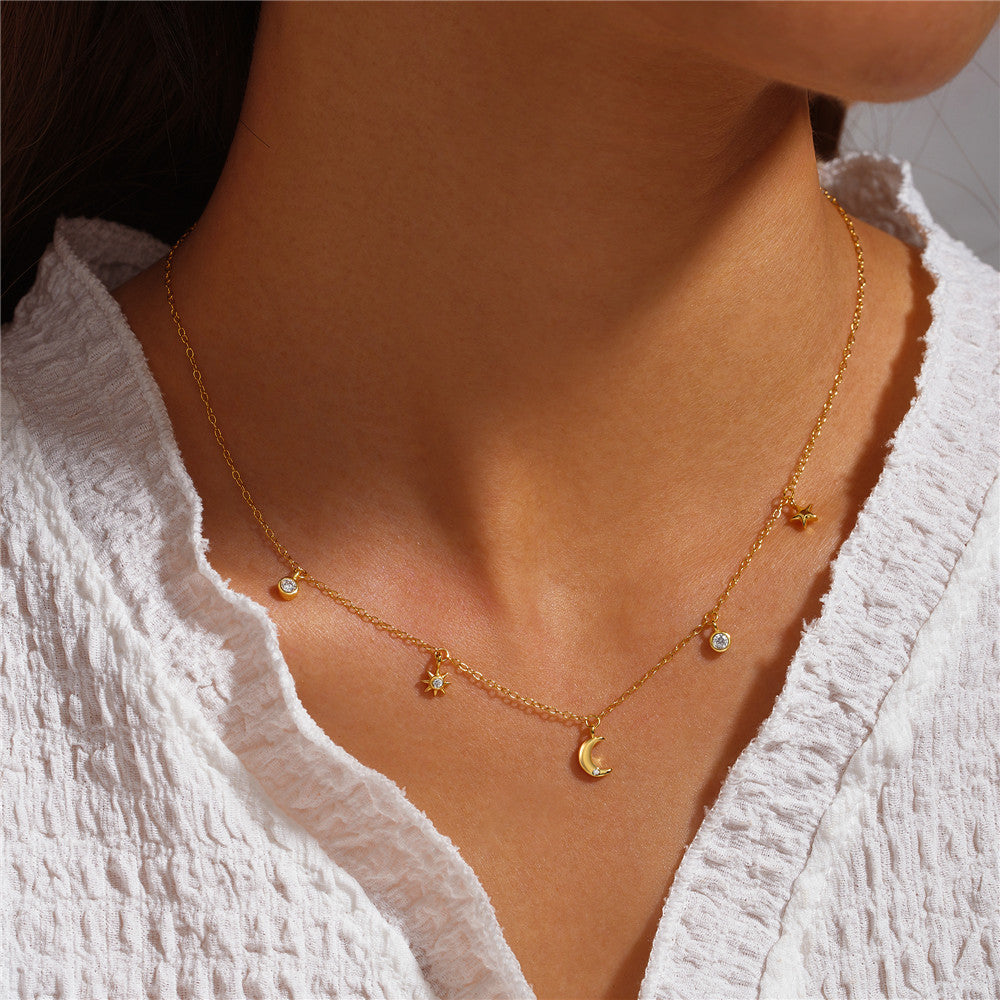 Theresa – Collana in argento con struttura a maglie