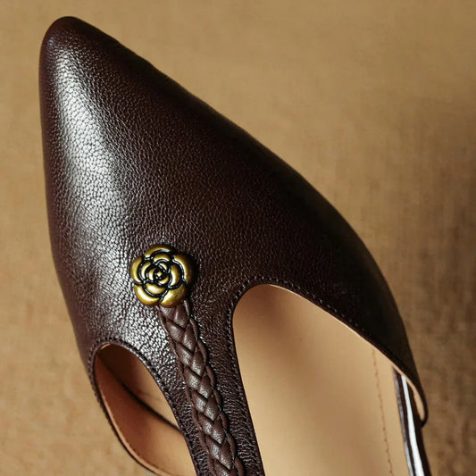 KATHY | ELEGANT LEATHER SANDALS