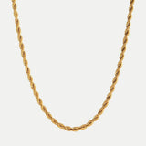 Helena – Collana dorata con decorazione punteggiata