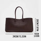 Woven Large Capacity Tote Bag | Luxury Shoulder & Handheld Shopper for Women