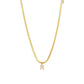 Eva – Gold necklace with initial pendant
