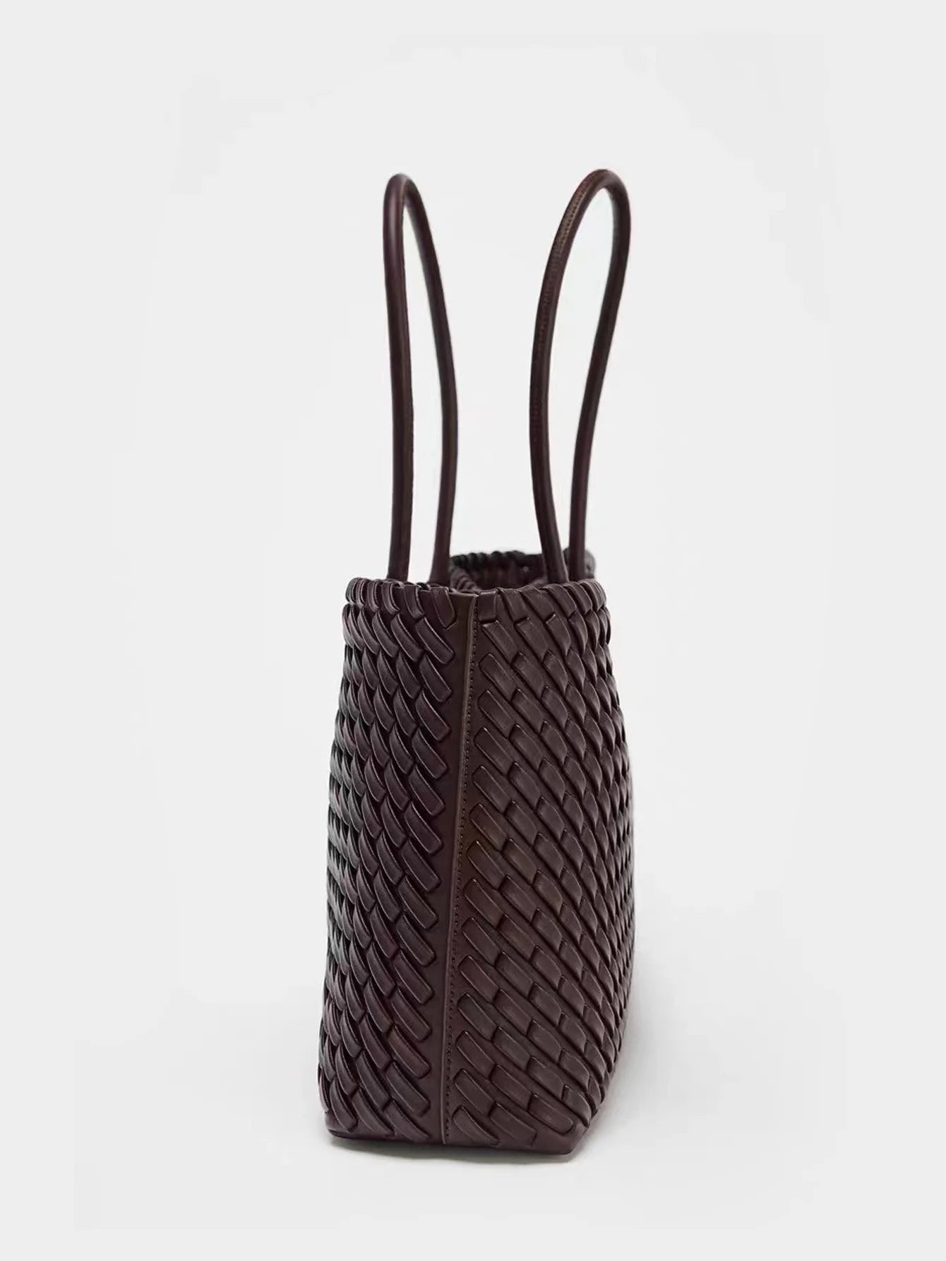 Woven Large Capacity Tote Bag | Luxury Shoulder & Handheld Shopper for Women
