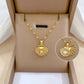 Beatrix – Gold Coin Pendant Necklace