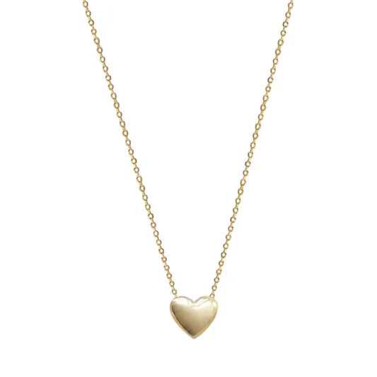 Klara – Collana dorata con pendente rotondo