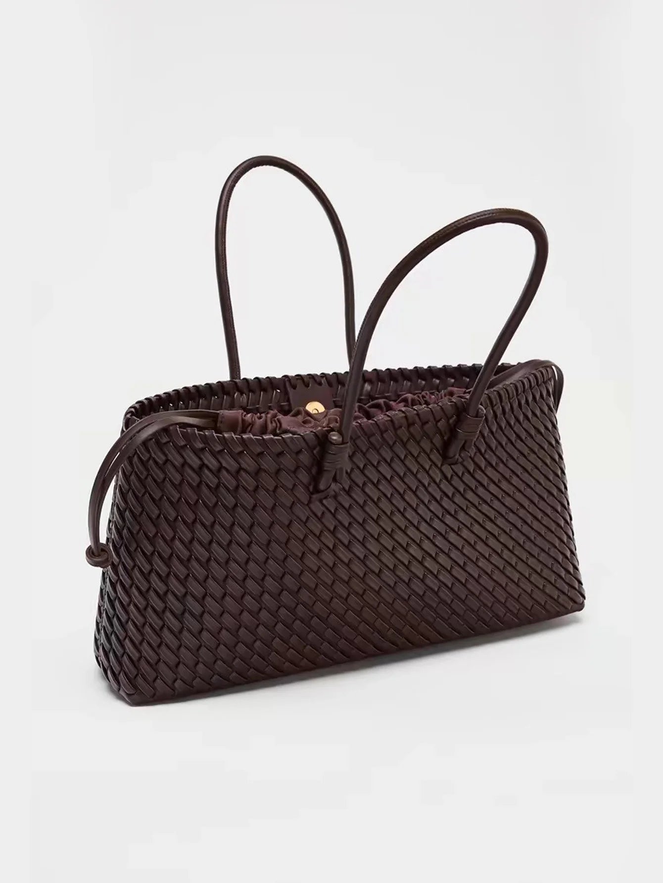 Woven Large Capacity Tote Bag | Luxury Shoulder & Handheld Shopper for Women