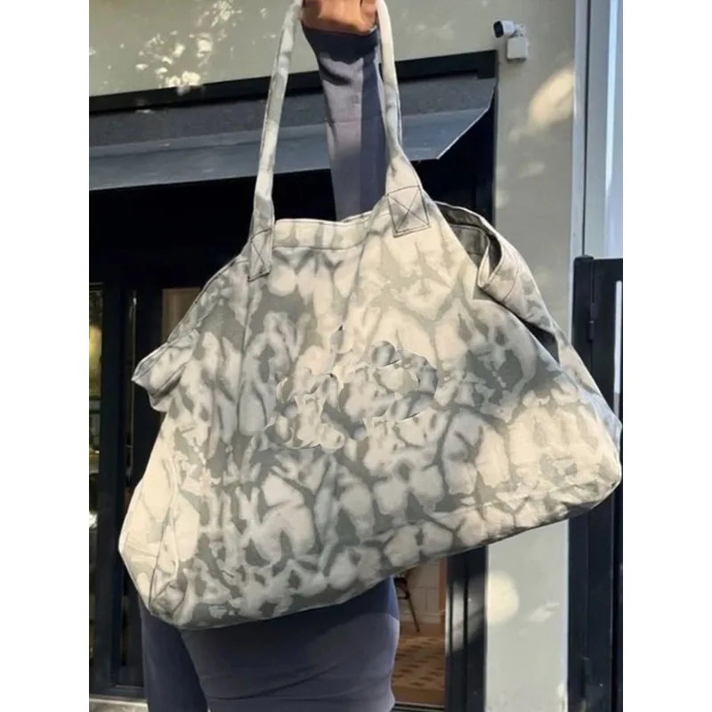 Extra Large Canvas Tote Bag for Women | Yoga Gym & Outdoor Sports Bag – Elisa London
