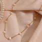 Greta – Collana dorata con delicati puntini