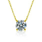 Rafaela - Collana in zircone argento placcato oro 18K