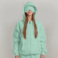 The Dream Hoodie – Women’s Oversized Hoodie with Built-in Eye Mask for Sleep & Travel
