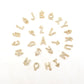 Eva – Gold necklace with initial pendant
