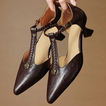 KATHY | ELEGANT LEATHER SANDALS