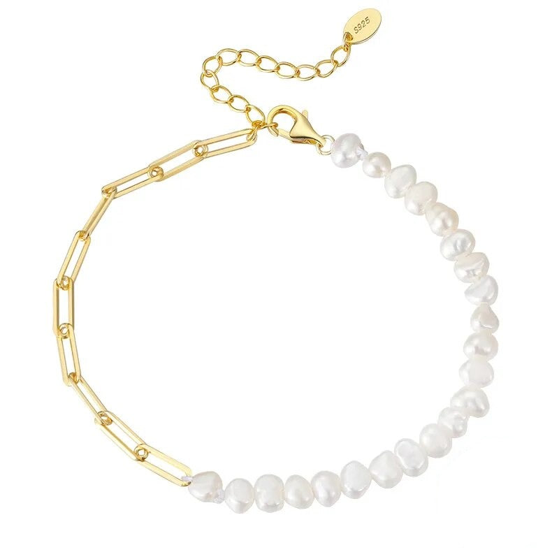 Livia – Collana dorata delicata con struttura a maglie