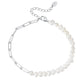 Livia – Collana dorata delicata con struttura a maglie