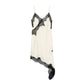 Women's Lace Satin Mini Dress – Asymmetrical Backless Sexy Party & Beach Dres