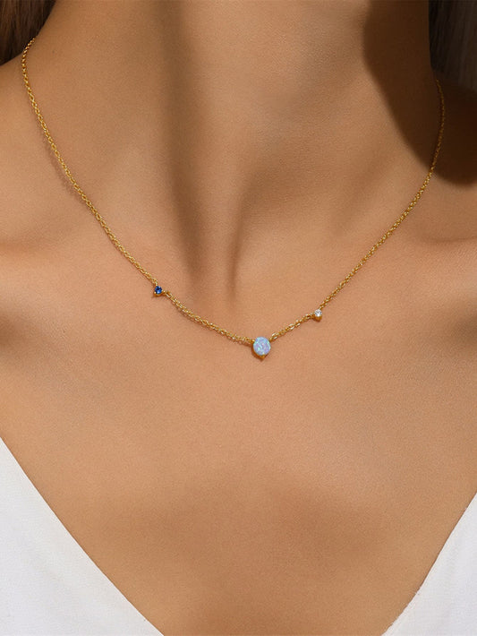 Nora – Collana delicata in argento con pendente a forma di cuore