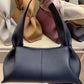 French Pleated Leather Underarm Bag for Women | Luxury Lightweight Shoulder Handbag – Elisa London