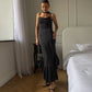 Elegant Women's Polka Dot Maxi Dress