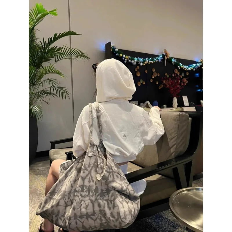 Extra Large Canvas Tote Bag for Women | Yoga Gym & Outdoor Sports Bag – Elisa London