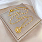 Beatrix – Gold Coin Pendant Necklace