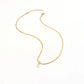 Eva – Gold necklace with initial pendant