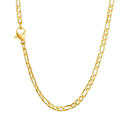 Valerie – Gold necklace with simple link structure