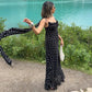 Elegant Women's Polka Dot Maxi Dress