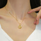 Beatrix – Gold Coin Pendant Necklace