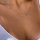 Miriam – Collana dorata con accento in perla