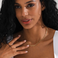 Miriam – Collana dorata con accento in perla