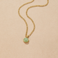 Klára-Marie – Collana rotonda con pendente strutturato.