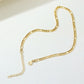 Valerie – Gold necklace with simple link structure