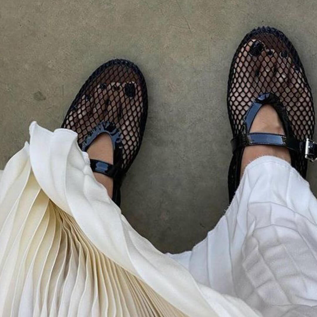 MARGAUX | Mesh Ballet Flats | Breathable Ballerinas Women
