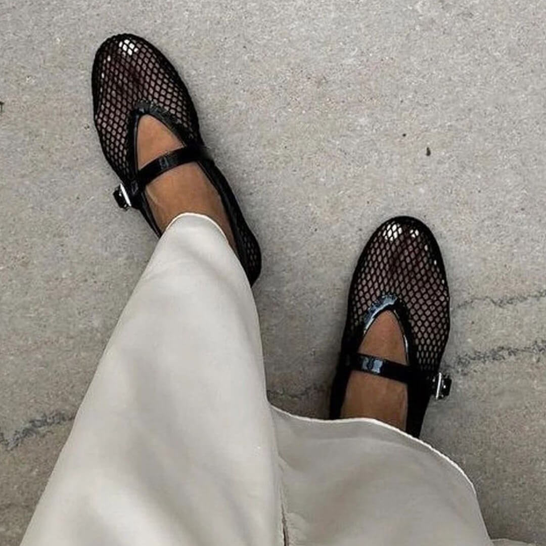 MARGAUX | Mesh Ballet Flats | Breathable Ballerinas Women