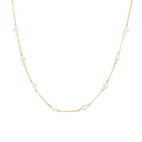 Greta – Collana dorata con delicati puntini