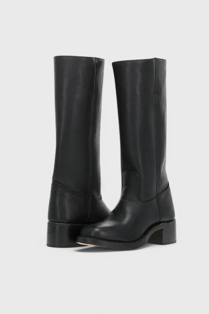 PIPPA | WOMEN'S LEATHER KNEE-HIGH BOOTS WITH HEELS