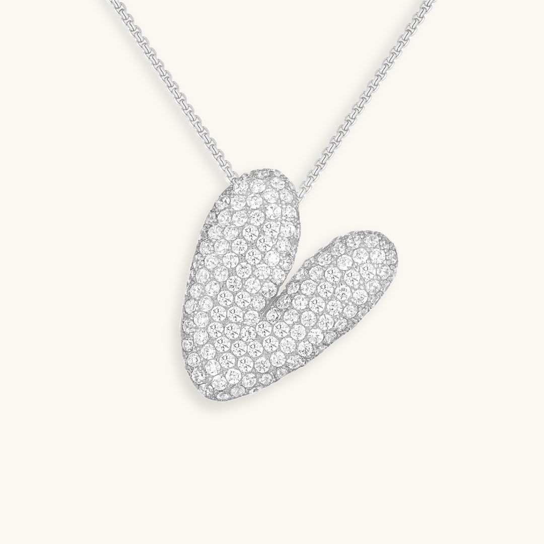 Melanie – Collana dorata con doppio cuore