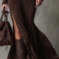 MARIEL | TAILORED SUEDE-LOOK DRESS