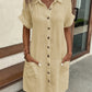 Sleeveless Vintage Shirt Dress